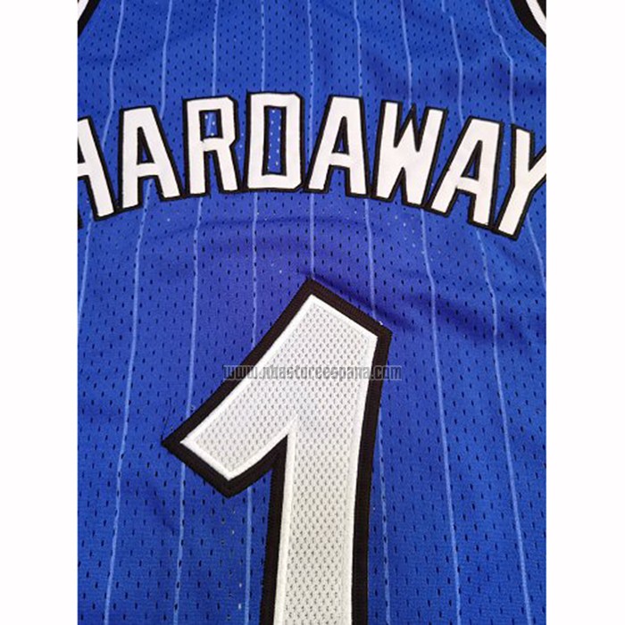 Camiseta Orlando Magic Anfernee Hardaway NO 1 Mitchell & Ness 1994-95 Azul